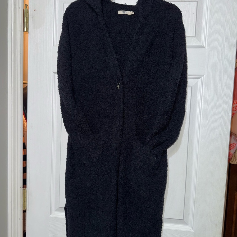 UGG Black Hooded Women's Cardigan
